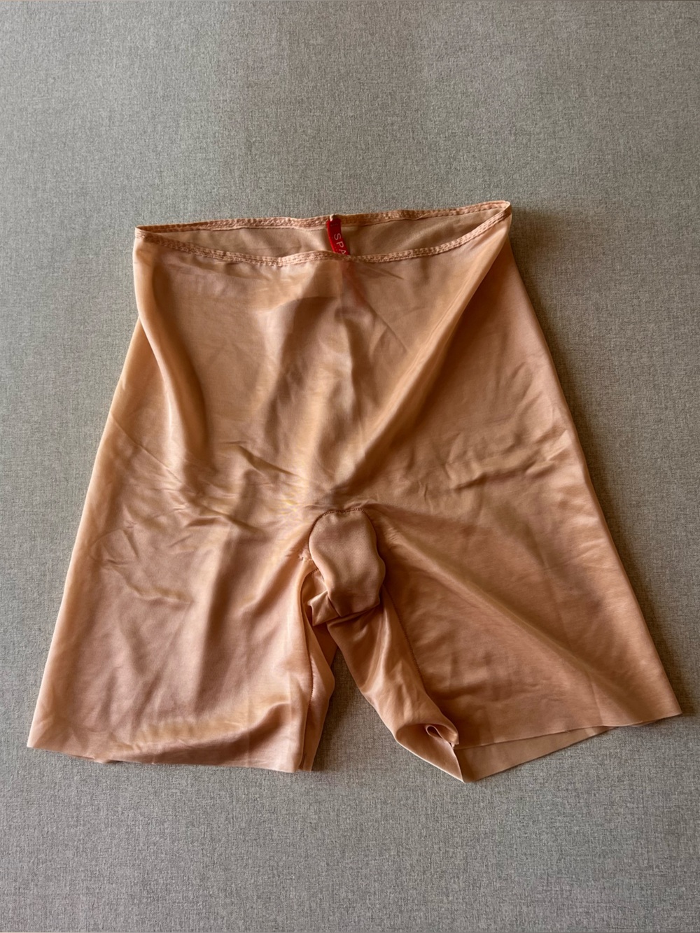 Lightweight Spanx Stretch Shorts - Nude